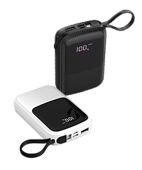 CÂBLE INTÉGRÉ BATTERIE DE SECOURS 10000mAh