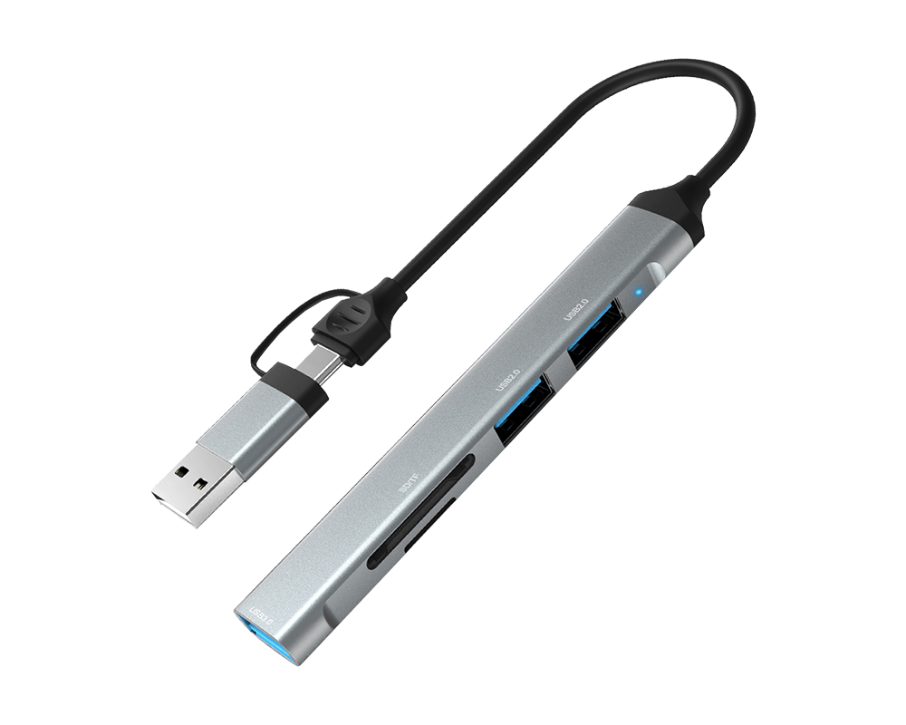 Station d'accueil Hub USB C/USB A 5 en 1