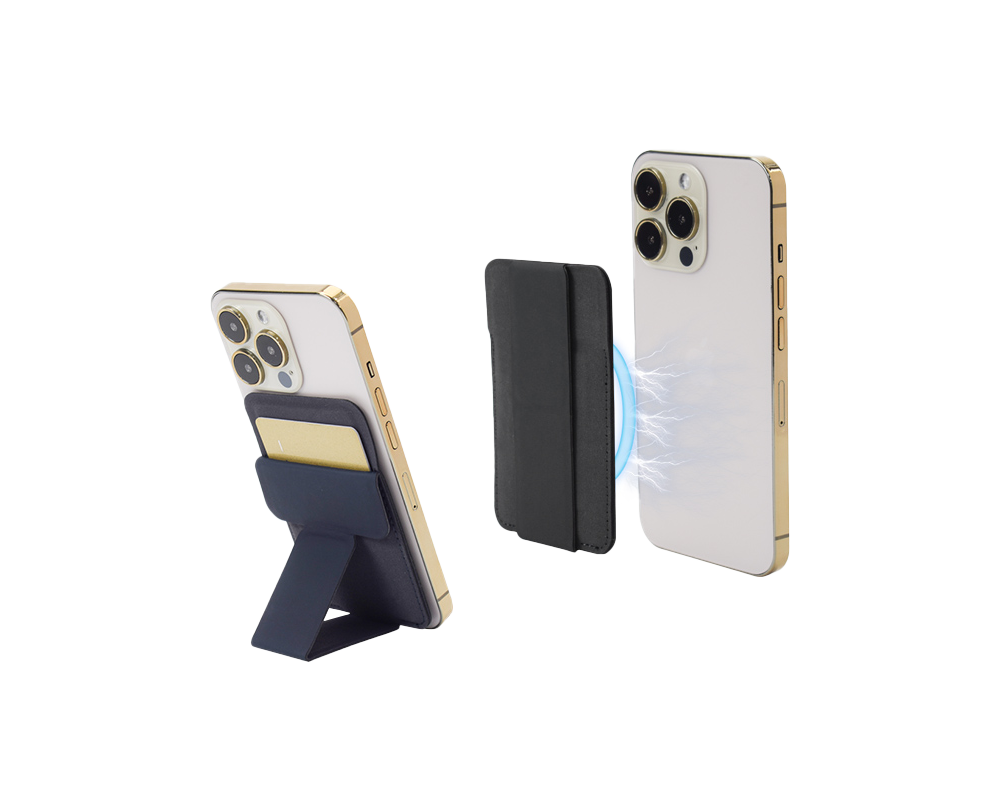 Porte-cartes de téléphone magnétique en PU Recyclé 