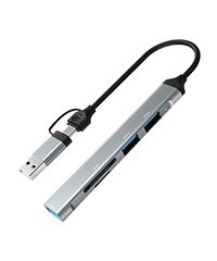 Station d'accueil Hub USB C/USB A 5 en 1