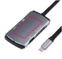 USB-C HUB ADAPTER-5 IN 1 HDMI & SD CARD(图1)