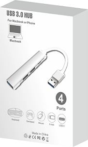 ALUMINUM HUB USB-C - 4 IN 1(图1)