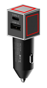 CUBE CAR CHARGER & USB TYPE C(图1)